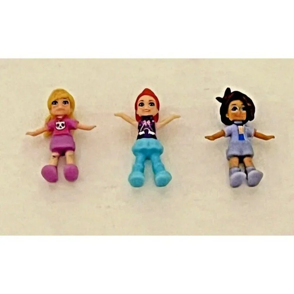 Polly Pocket 3‎ Mini Dolls 6 Mini Accessories Replacement Parts Imaginative Play